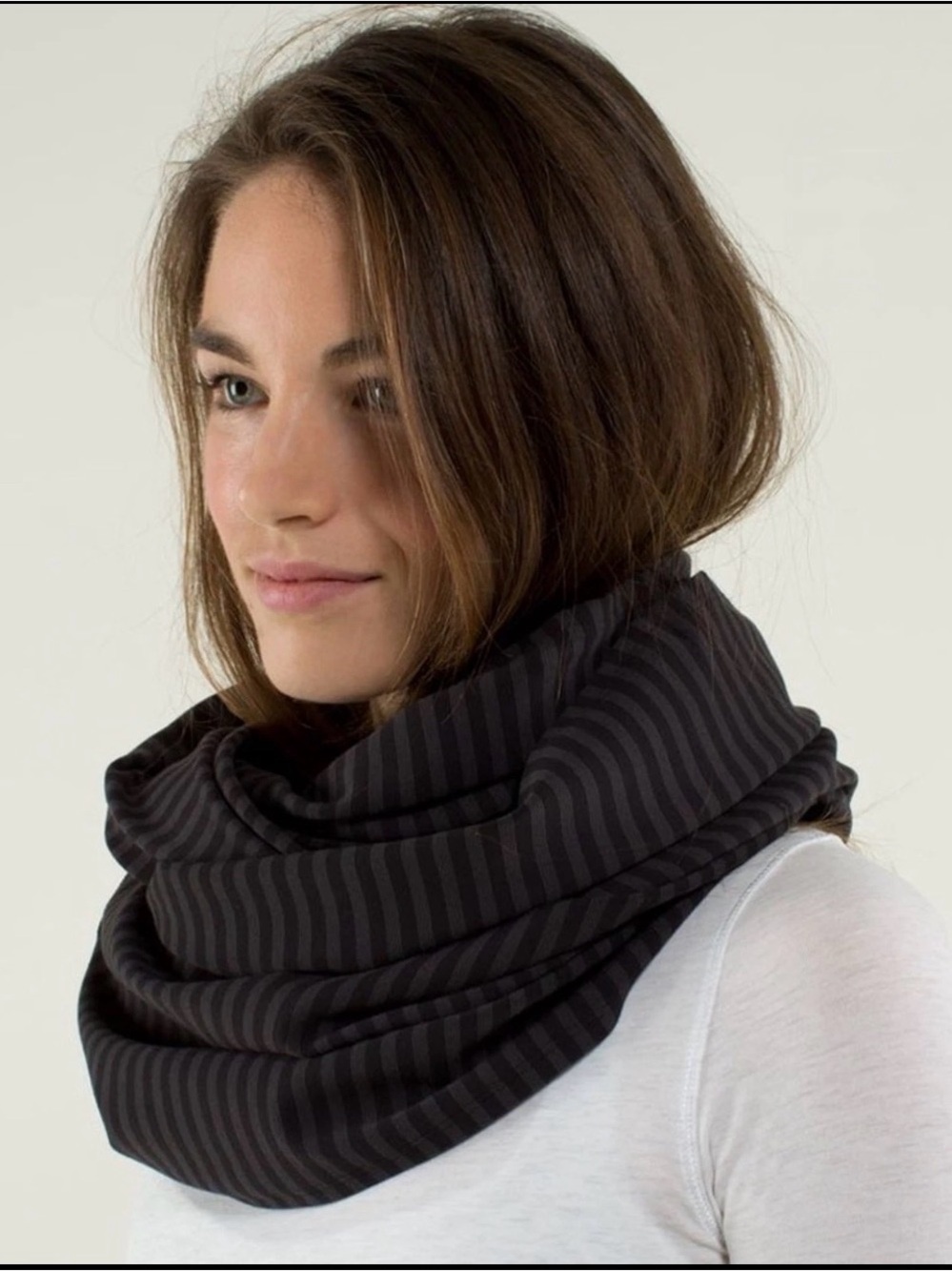 Lululemon Vinyasa Scarf Rulu Snap Convertible Wrap Infinity Shawl Strip